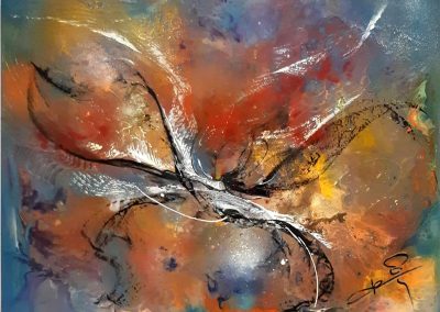 Attente 80 x 60 cm