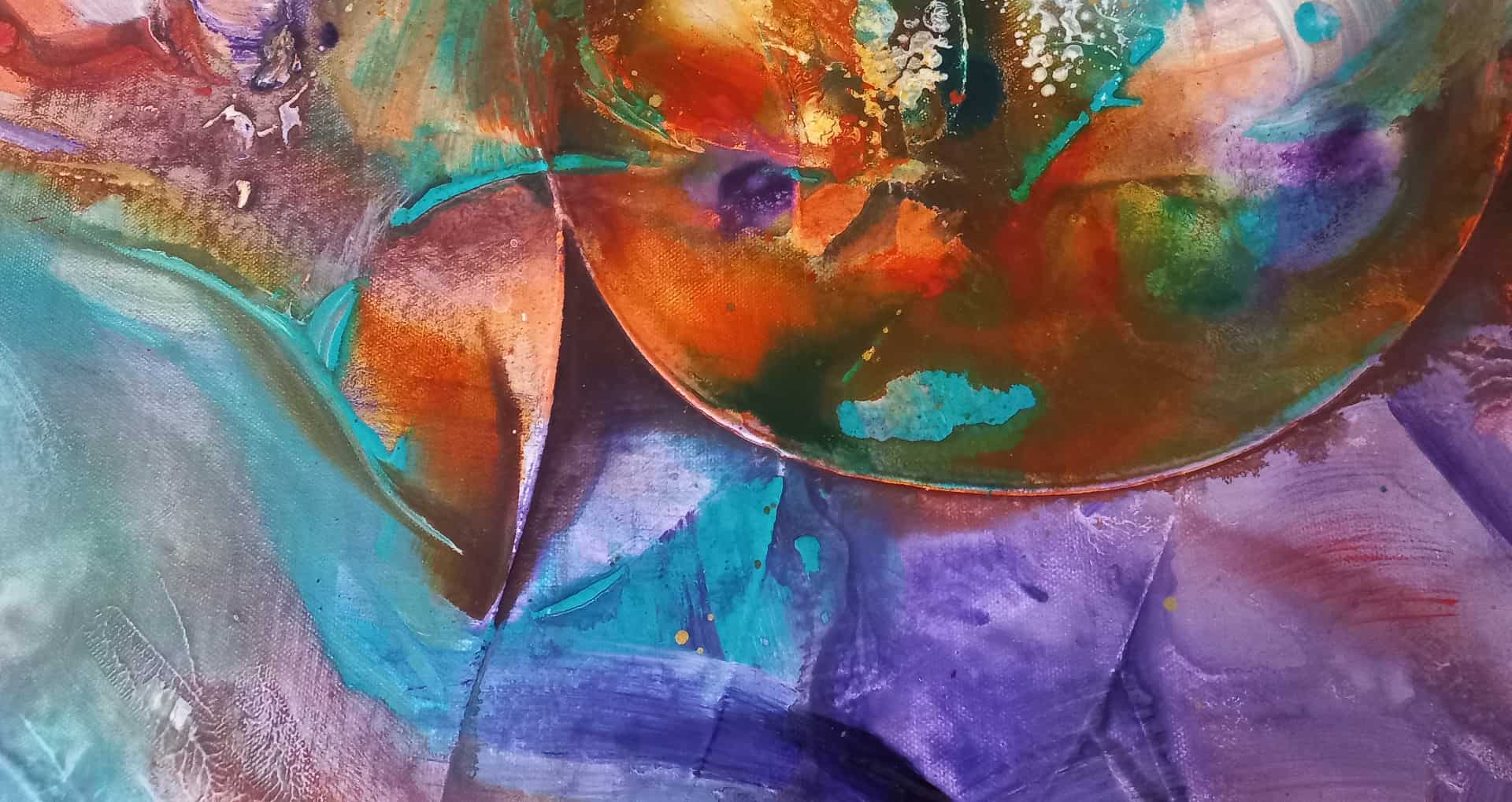 LOREVATEA-Tableau abstrait Origine détail