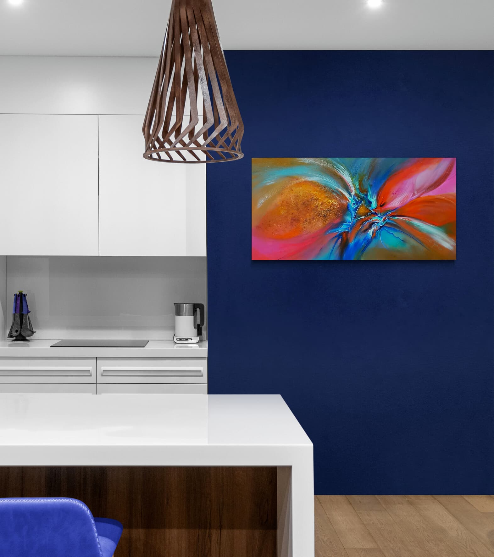 LOREVATEA-Tableau abstrait Manao in situ