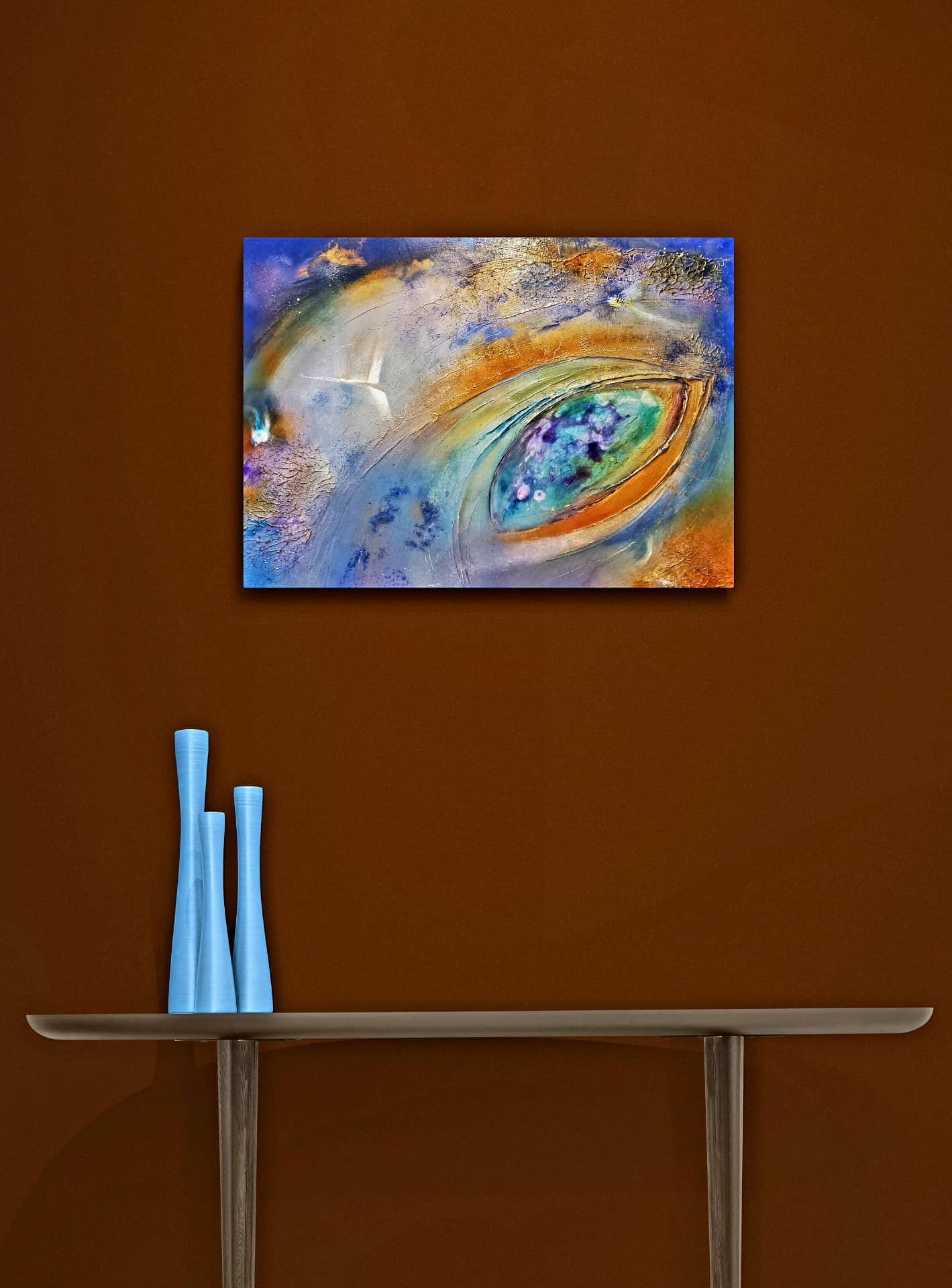 LOREVATEA-Tableau abstrait Raimana in situ