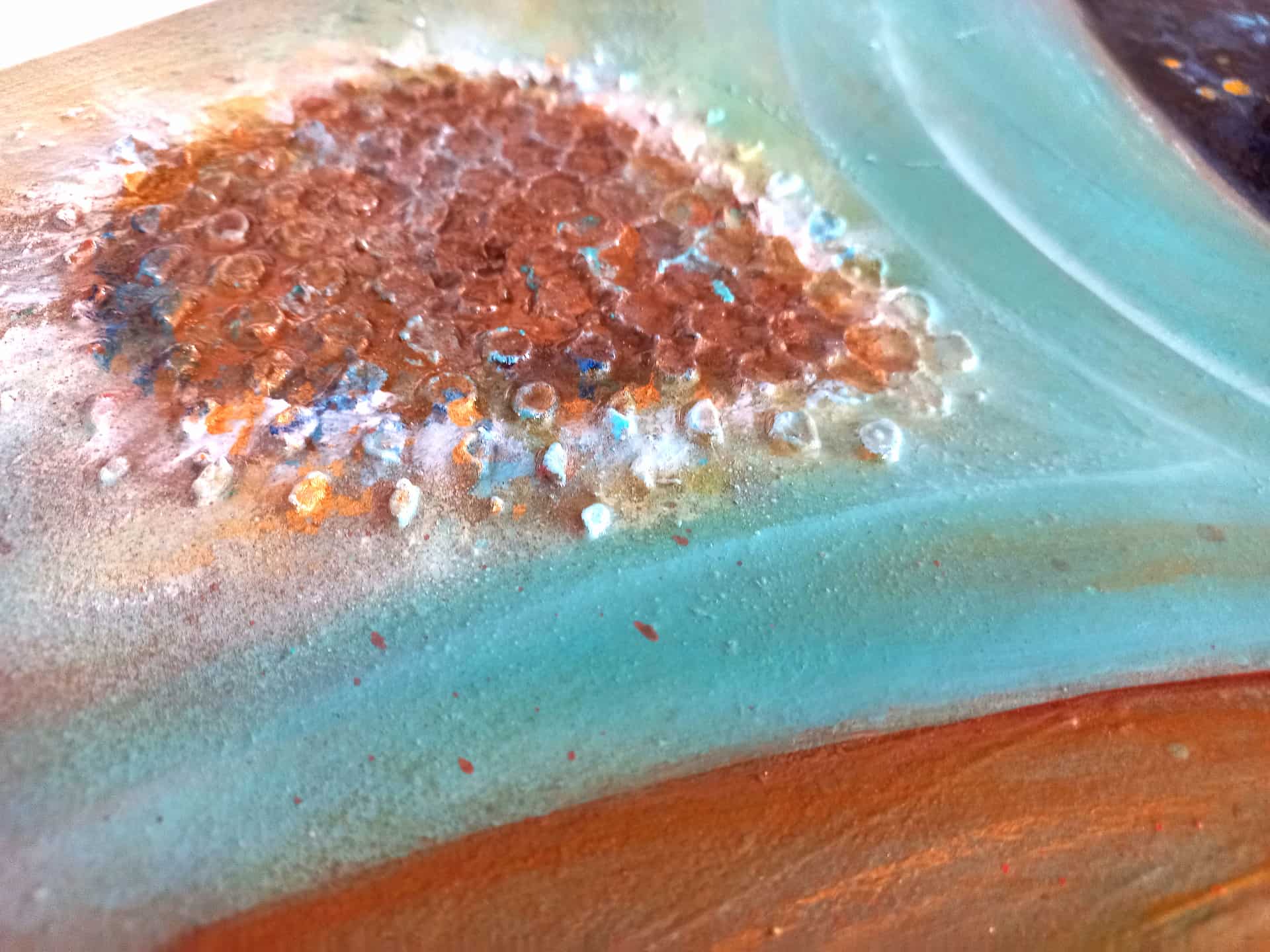 LOREVATEA - Tableau abstrait Tereva détail