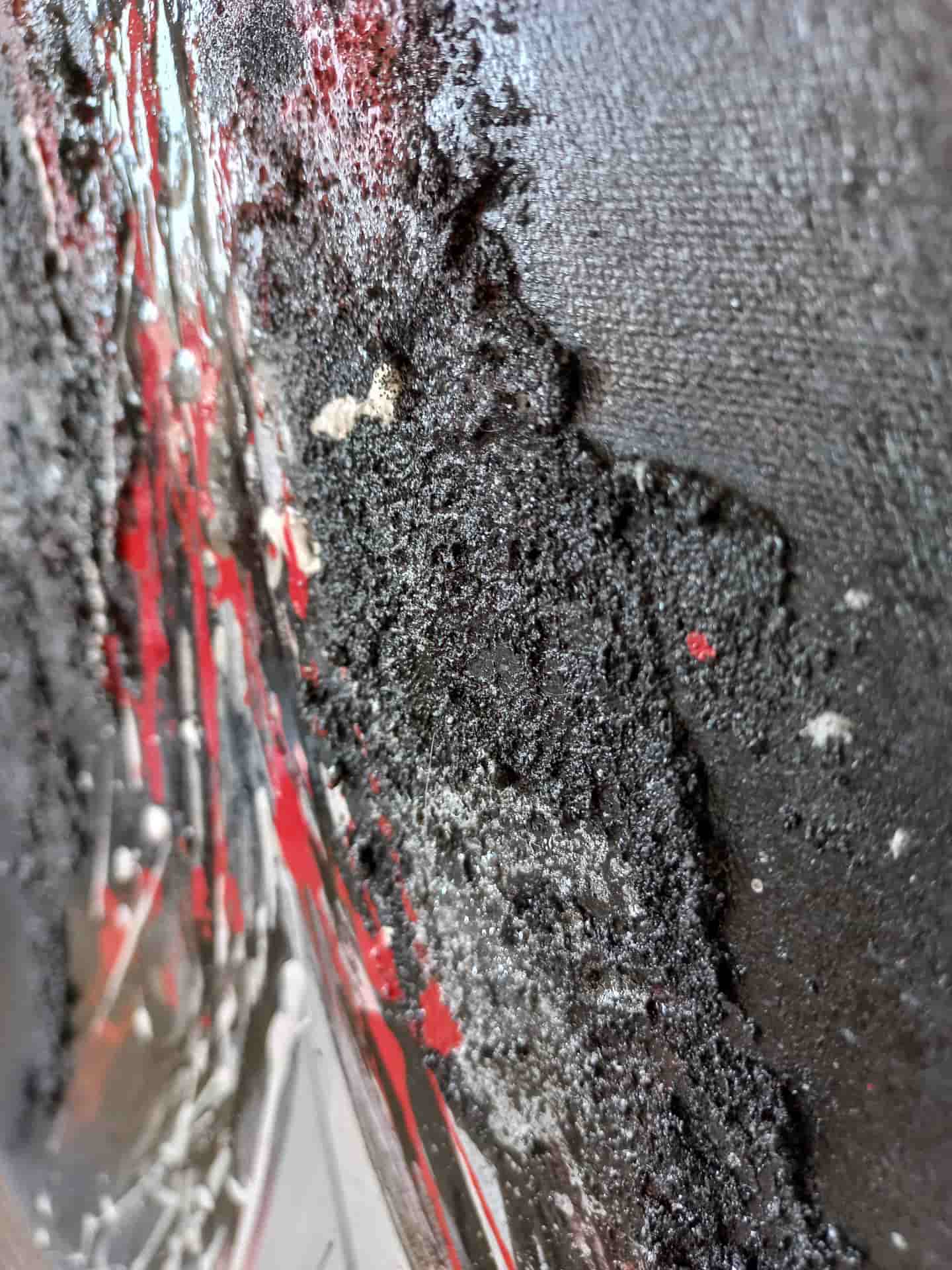 LOREVATEA-Tableau abstrait Opposition détail