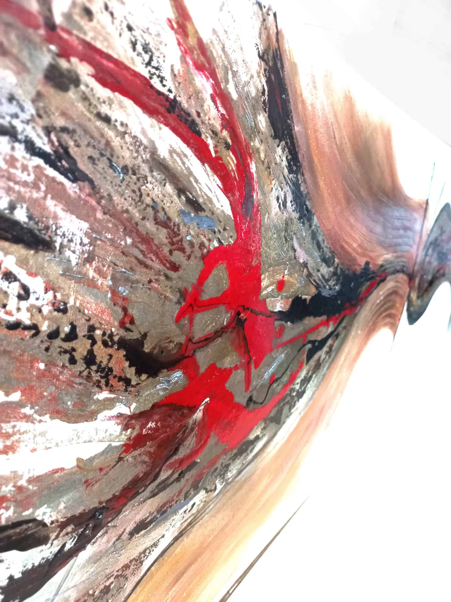 LOREVATEA-Tableau abstrait Censure détail
