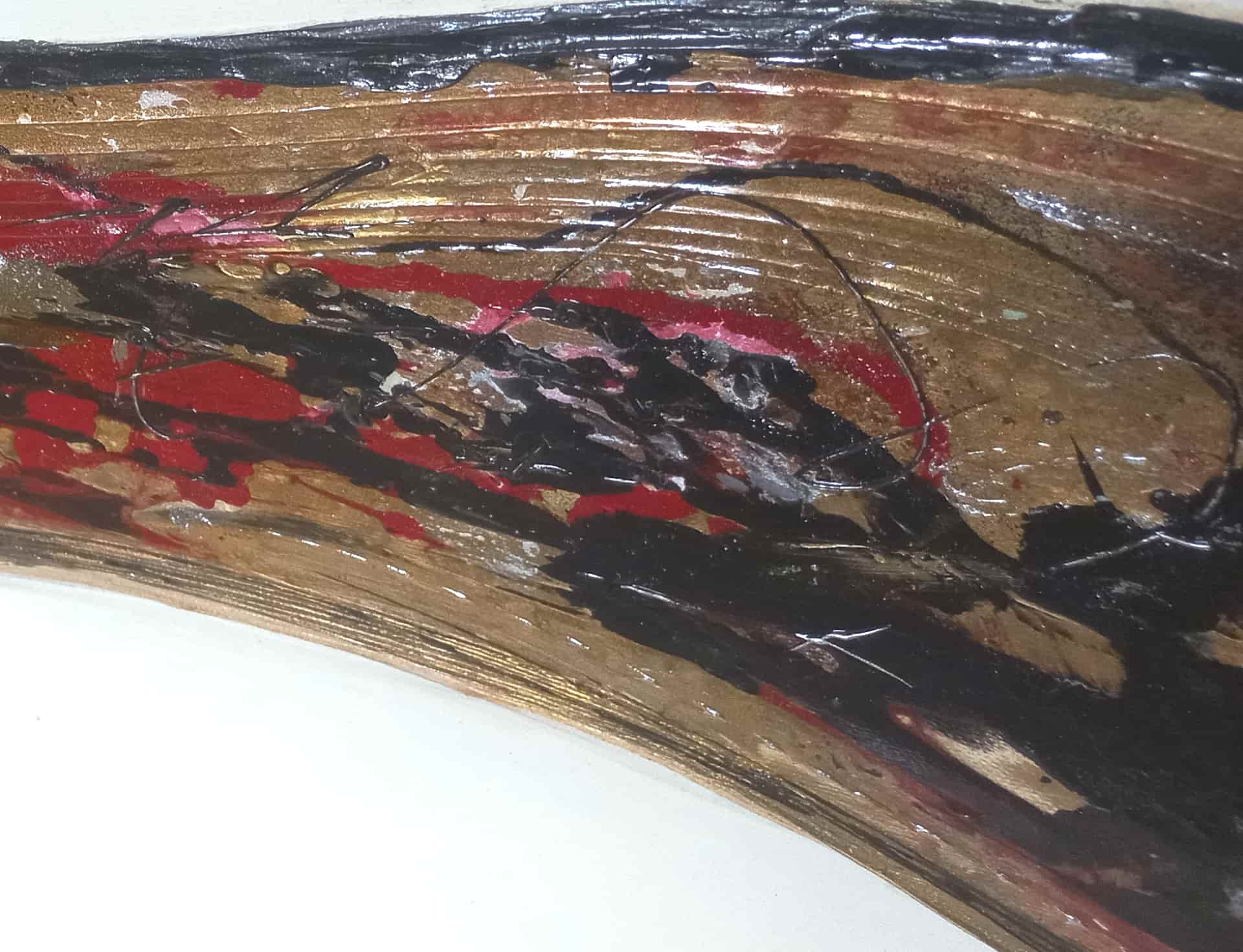 LOREVATEA-Tableau abstrait Censure détail