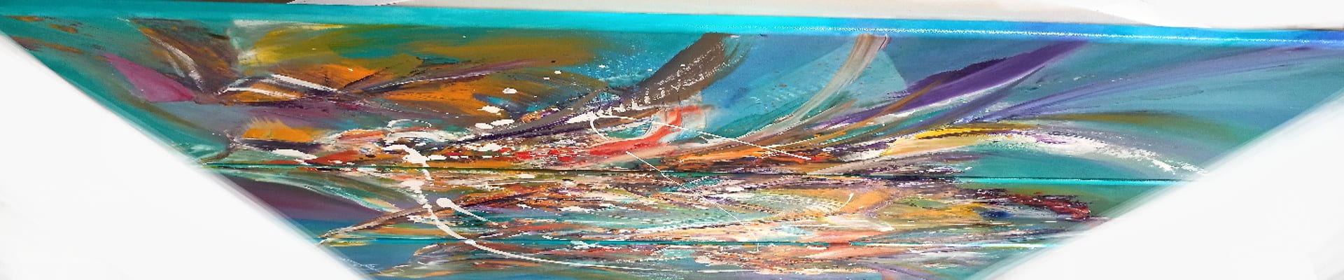 LOREVATEA-Tableau abstrait Evolution finition profil