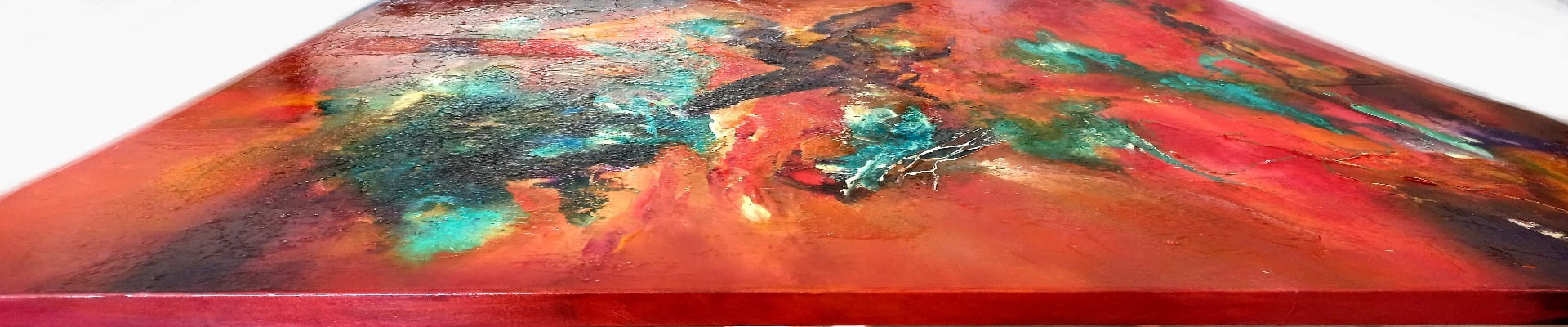 LOREVATEA-Tableau abstrait After All finition profil