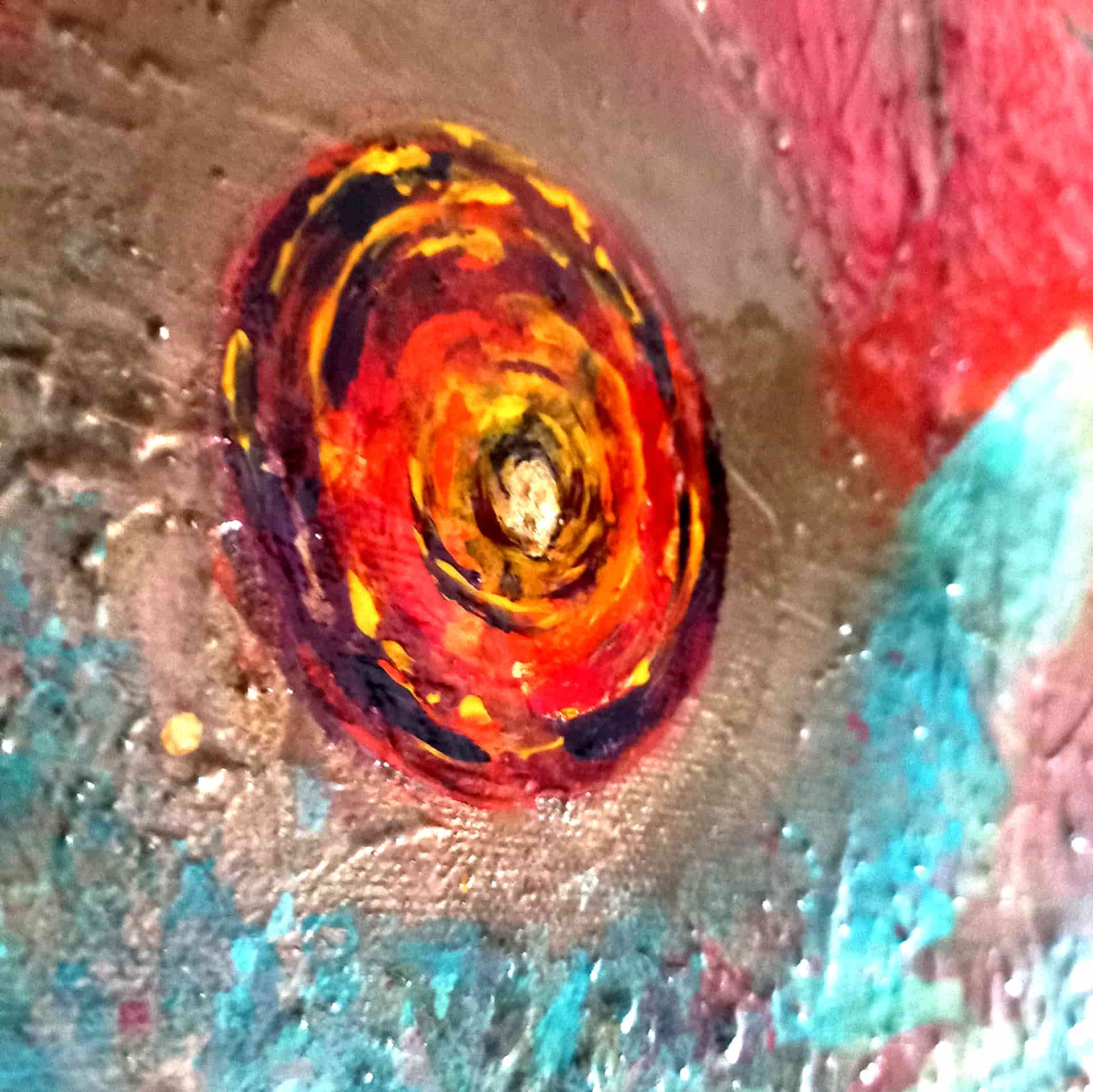 LOREVATEA-Tableau abstrait After All détail