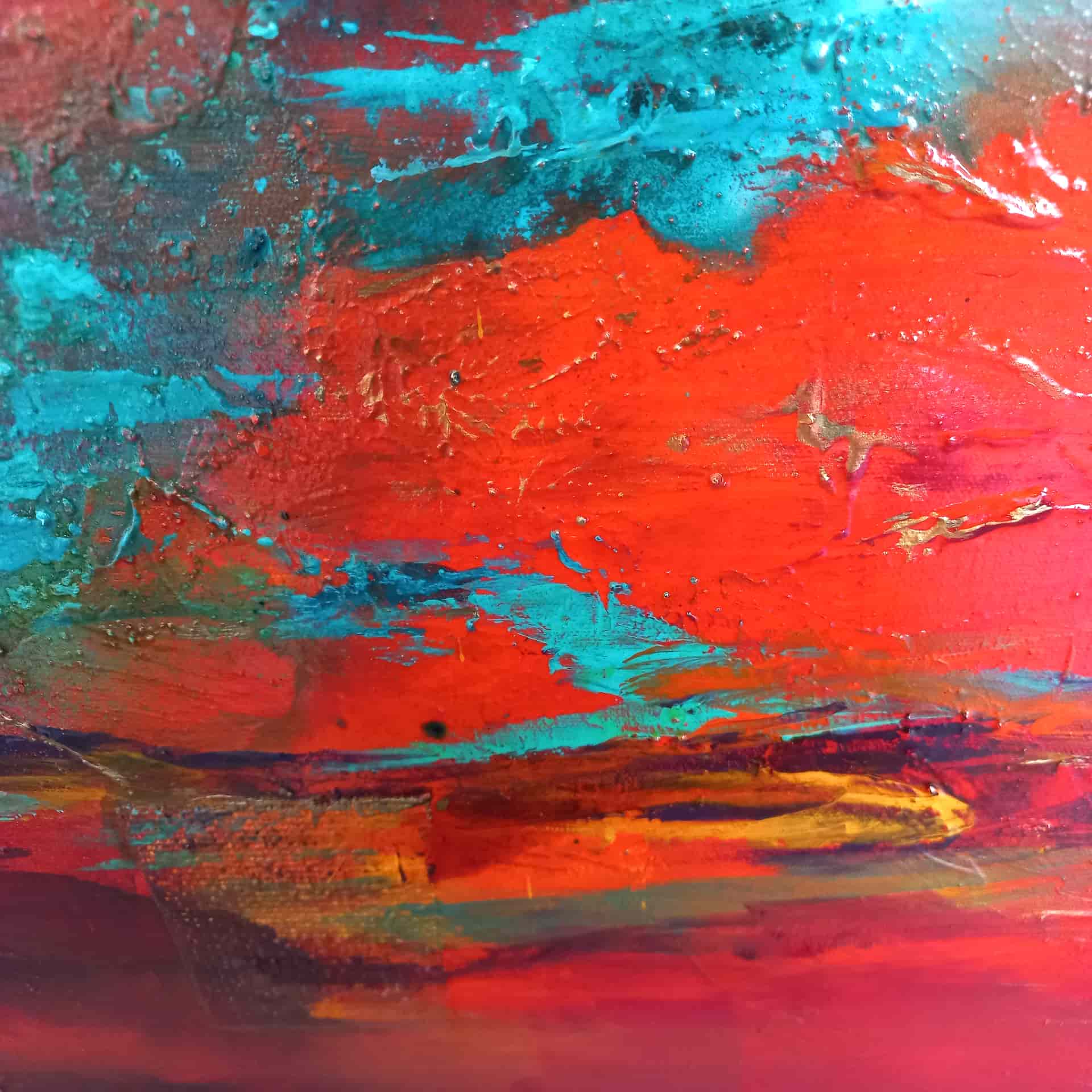 LOREVATEA-Tableau abstrait After All détail